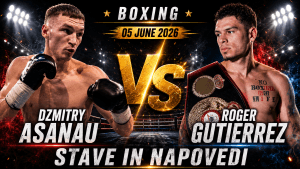 Dzmitry Asanau – Roger Gutierrez (05.06.2026): stave in napoved za boks