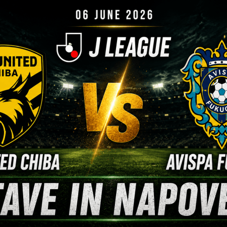 JEF United Chiba – Avispa Fukuoka (06.06.2026): stave in napoved za J League