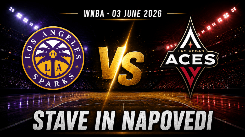 Los Angeles Sparks – Las Vegas Aces (03.06.2026): stave in napoved za WNBA