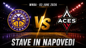 Los Angeles Sparks – Las Vegas Aces (03.06.2026): stave in napoved za WNBA