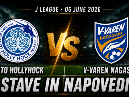 Mito HollyHock – V-Varen Nagasaki (06.06.2026): stave in napoved za J League