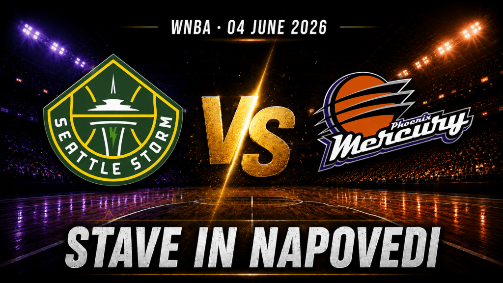 Seattle Storm – Phoenix Mercury (04.06.2026): stave in napoved za WNBA