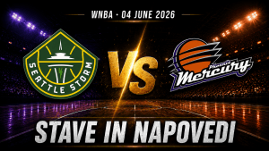 Seattle Storm – Phoenix Mercury (04.06.2026): stave in napoved za WNBA