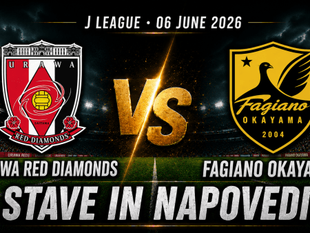 Urawa Red Diamonds – Fagiano Okayama (06.06.2026): stave in napoved za J League